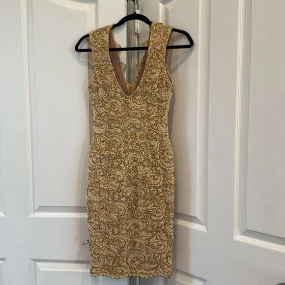 Beautiful Metallic Gold Dress